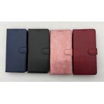 Samsung Galaxy S23 FE Magnetic Book Case with Strap + 2.5D Tempered Glass